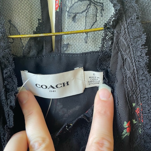 Coach 1941 Sleeveless Blouse Size 6 - Picture 2 of 6